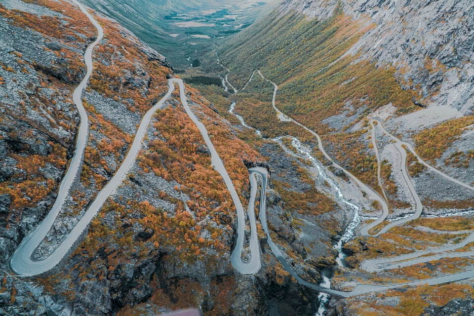 silnice v horách
